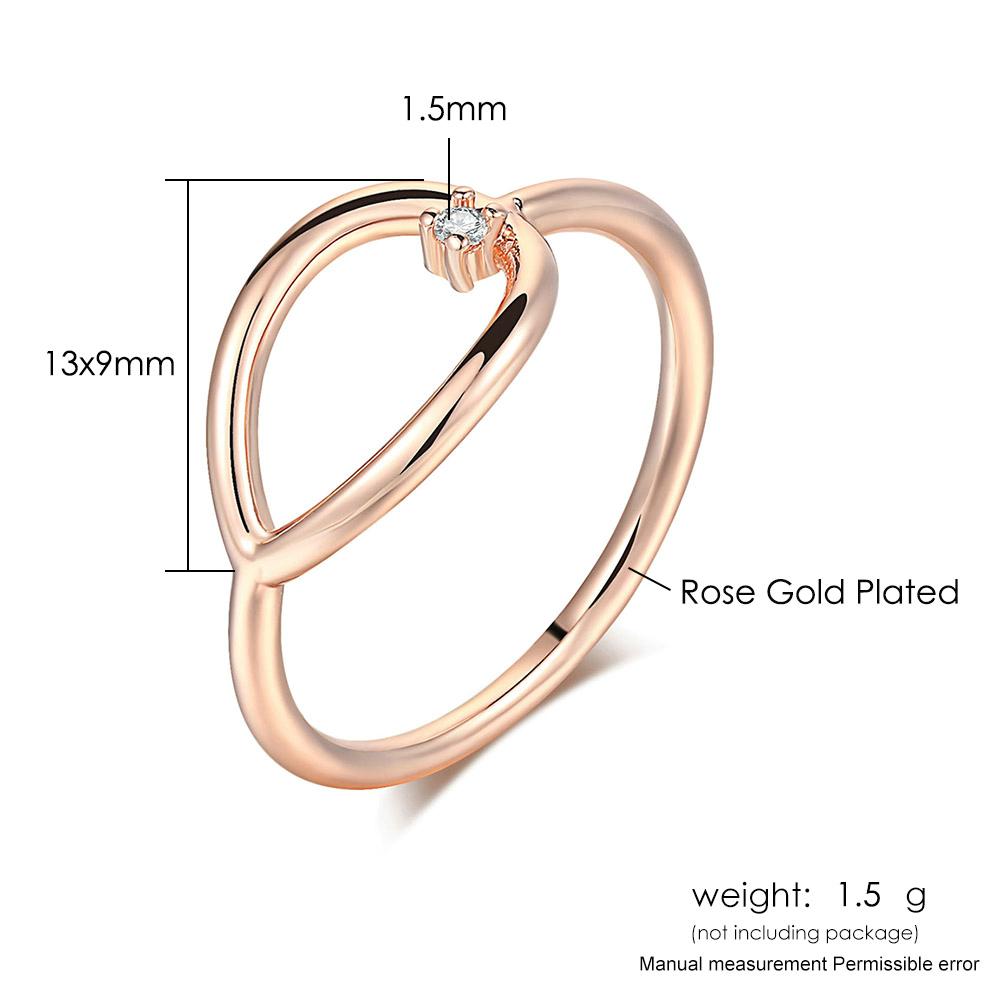 ZHOUYANG Simple Geometry Rings For Women Hollow Out Small Zircon 3 Color Daily Comfortable Finger Ring Fashion Jewelry R907
