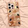 Cute Cat & Heart Pattern Phone Case For iPhone 16 15 14 13 12 11 Pro Max 16e 7 8 Plus X XR XS Vortex Pattern Soft Cover Fundas