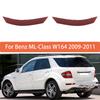 Пара светоотражающих полос для Mercedes Benz ML-Class W164 2009 2010 2011 Красный отражатель заднего бампера автомобиля Предупреждающая полоса
