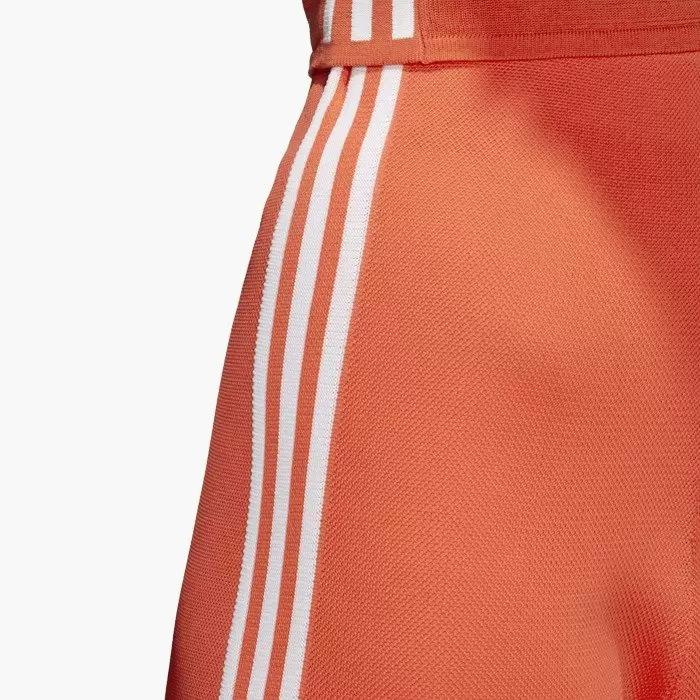 adidas Оригинальные Повседневные Брюки Женские Красные Умеренно Широкие Брюки DU7871