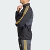 adidas Полосатая приталенная куртка на молнии, мужские куртки, черная HY0641