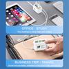 6-in-1 Fast Charging Power Strip with USB Hub 1m Cord Desktop Charging Station for iPhone Home Office Multi Ports Adapter Socket