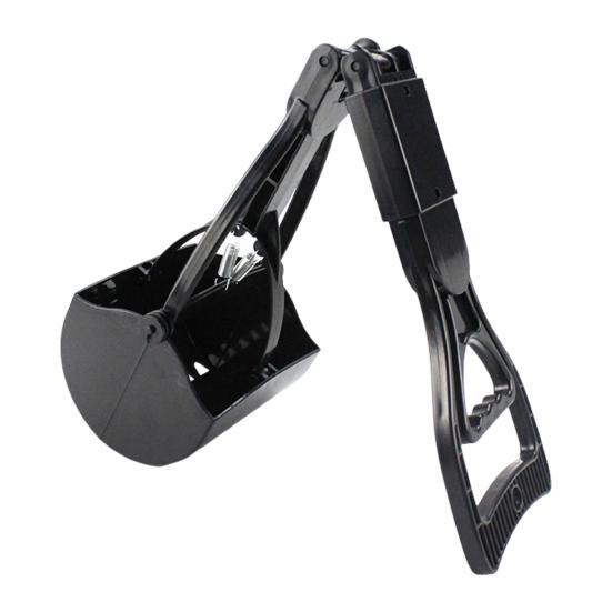 24-дюймовый складной совок для сбора отходов домашних животных для собак и кошек, высокопрочный захват для собачьих какашек с длинной ручкой для дворовой травы и гравия