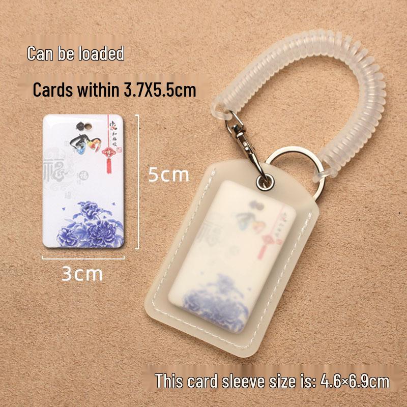 Прозрачный каплевидный держатель для пропусков и рукав для карточки лифта