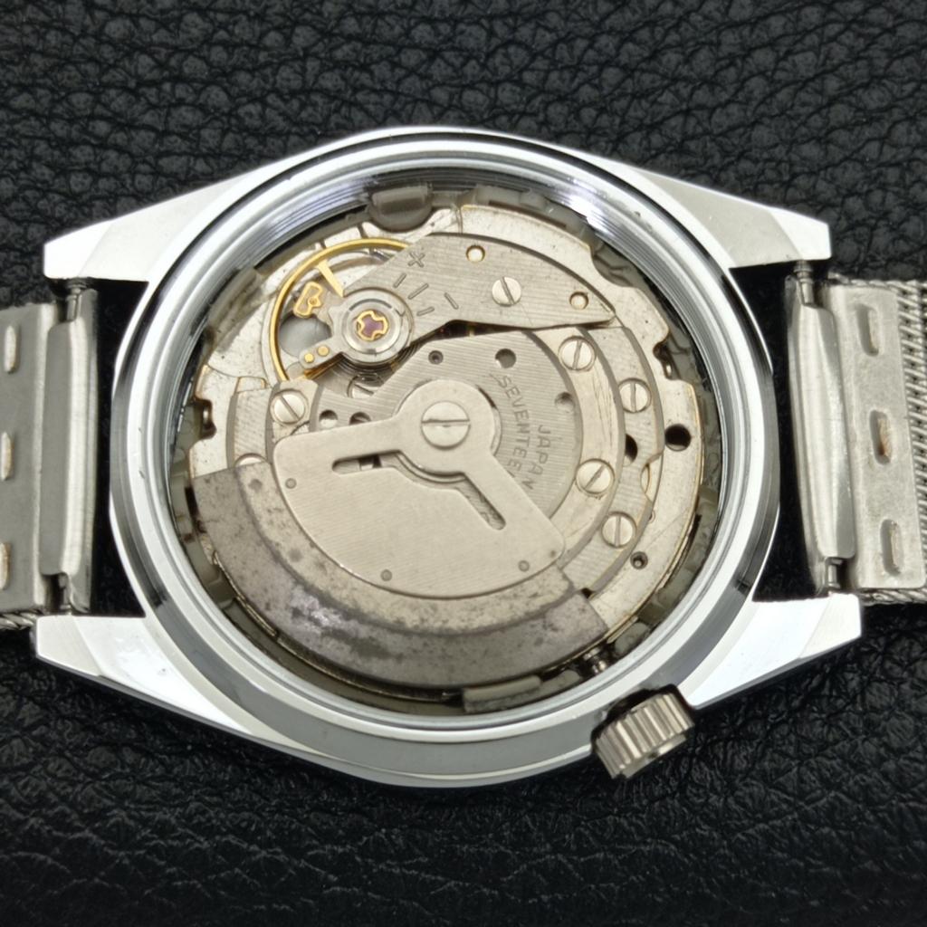 ВОССТАНОВЛЕННЫЕ МУЖСКИЕ ЧАСЫ SEIKO 5 AUTOMATIC, СДЕЛАНО В ЯПОНИИ, КРАСНЫЙ ЦИФЕРБЛАТ, ИЗГОТОВЛЕНЫ НА ЗАКАЗ a440104-2 QV90-a440104