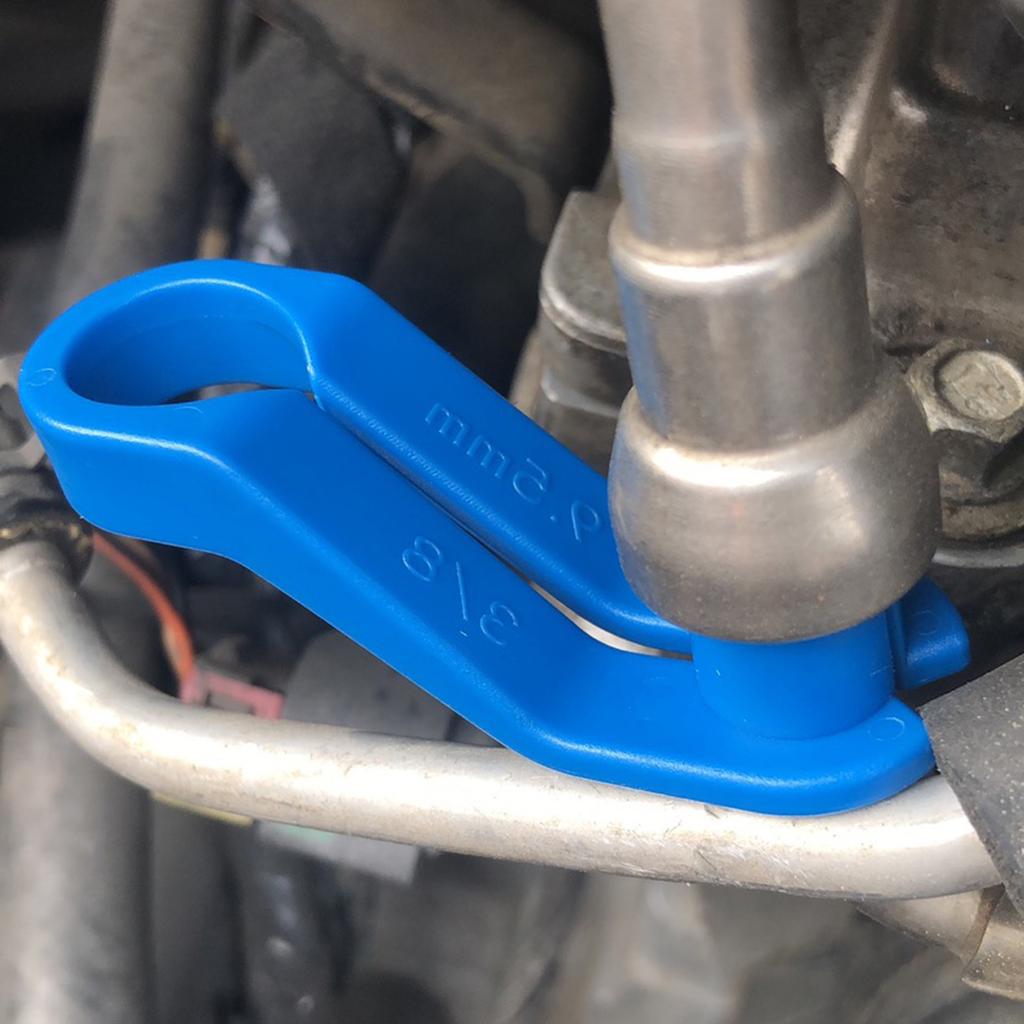 7 шт. Инструменты для разъединения топливопроводов переменного тока Набор угловых инструментов для разъединения топливопроводов Синий Замена для Ford и Chrysler