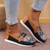Fashion Female Shoes On Sale 2024 New One Kick Women's Flats Autumn Round Toe Mixed Colors Flat Casual Comfortable Large Size Shoes