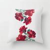 Cute Red Print Geometric Red Plaid Pink Lolita Pillow Cover Decorative Modern Nordic Throw Pillow Cover