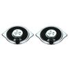 Uxcell 2pcs 2W 8 Ohm Small Speakers Micro Magnet Speakers with Metal Ear Shell Mini Speakers for DVD EVD Multimedia Mobile Portable Advertising