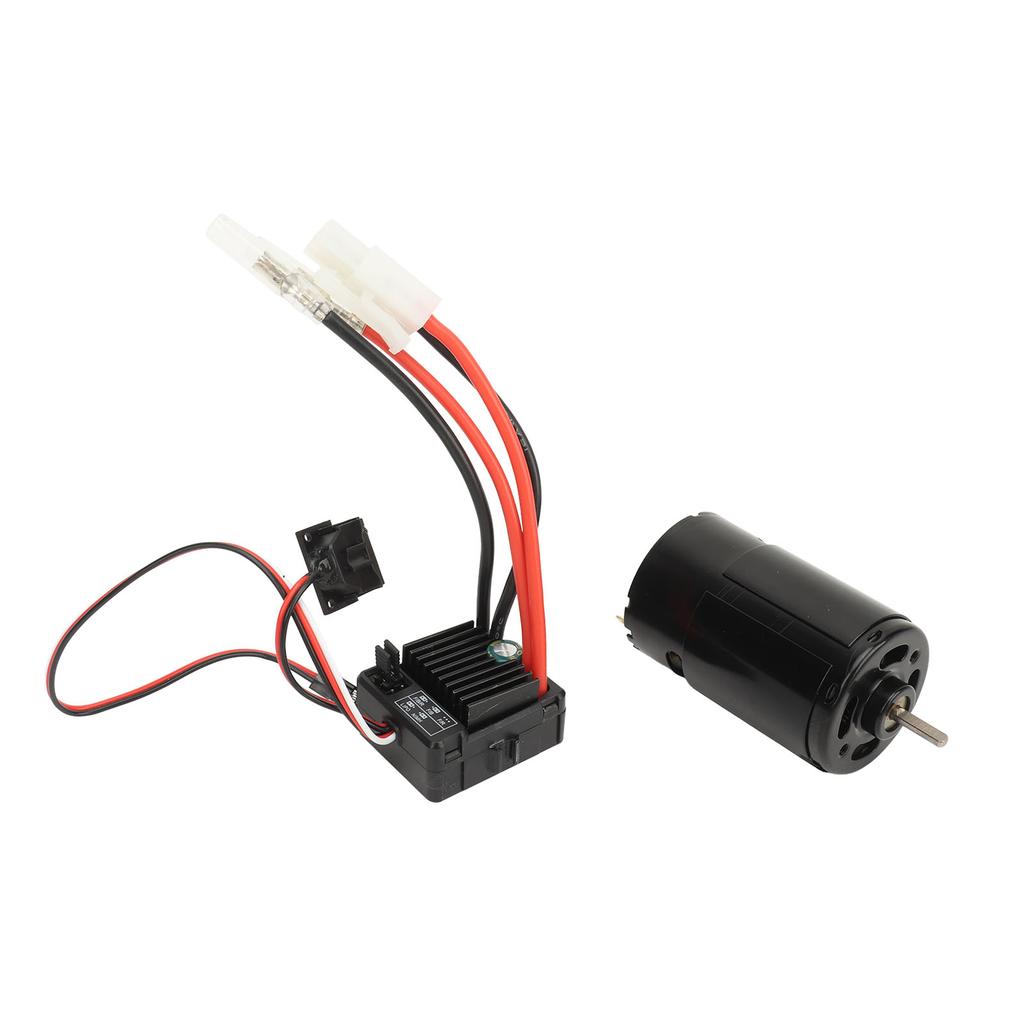 Brushed Motor ESC Combo 550 Brushed Motor with 60A Brushed ESC for Tamiya Drag Head Tractor Truck 1 14 Off Road