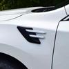 2 шт. Универсальный карбоновый автомобильный боковой воздухозаборник, решетка акулы, вентиляционное отверстие, крышка крыла, 3D-наклейка, декоративная отделка кузова, доступ для стайлинга автомобиля
