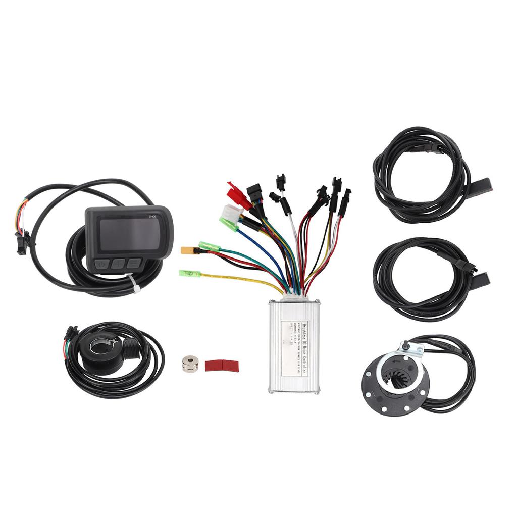 Electric Bike Bicycle Scooter 24V 36V 48V 17A Speed Controller EN06 Display Set with Power Assist Sensor 130x Thumb