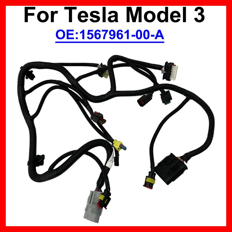 1567961-00-A Для Tesla Model 3 Передний кронштейн радиатора Аксессуары для вентилятора Автомобильная рама Кронштейн радиатора Жгут проводов Автозапчасти