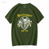 Hellripper Goat Kvlt T Shirt Rock Band S To 5XL vintage Washed Slightly Soft Top For Everyday Wear Casual Unisex Versatile