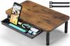 ETHU Monitor Height Desk Computer Easy To Improves Prevents Smartphone Remote Work Wood Grain Stand, Adjustable, Stand, Stand, Assemble, Posture,