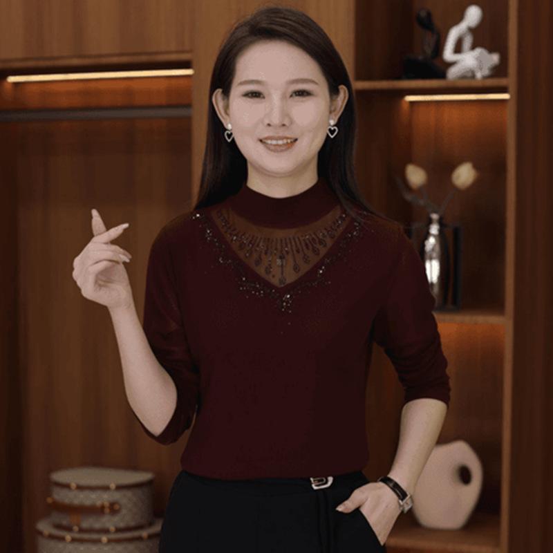 Футболка-основа с полуводолазкой на весну, новый стиль, облегающий крой, тяжелая промышленная футболка с длинным рукавом, модный и универсальный топ