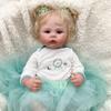 48cm Full Silicone Body Reborn Doll Meadow So Truth Like Newborn Babies Doll Handmade 3D Painted Skin Veins Visible Rebirth Doll Kid's Christmas Gifts