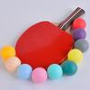 150 шт. красочные мячи для настольного тенниса, эластичные ударопрочные мячи с матовой поверхностью, непрофессиональные мячи для пинг-понга