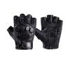 Premium Sheepskin Half Finger Gloves for Men Non-slip Leather Cycling & Fishing Gloves for Motorcycle Riding Driving & Outdoor