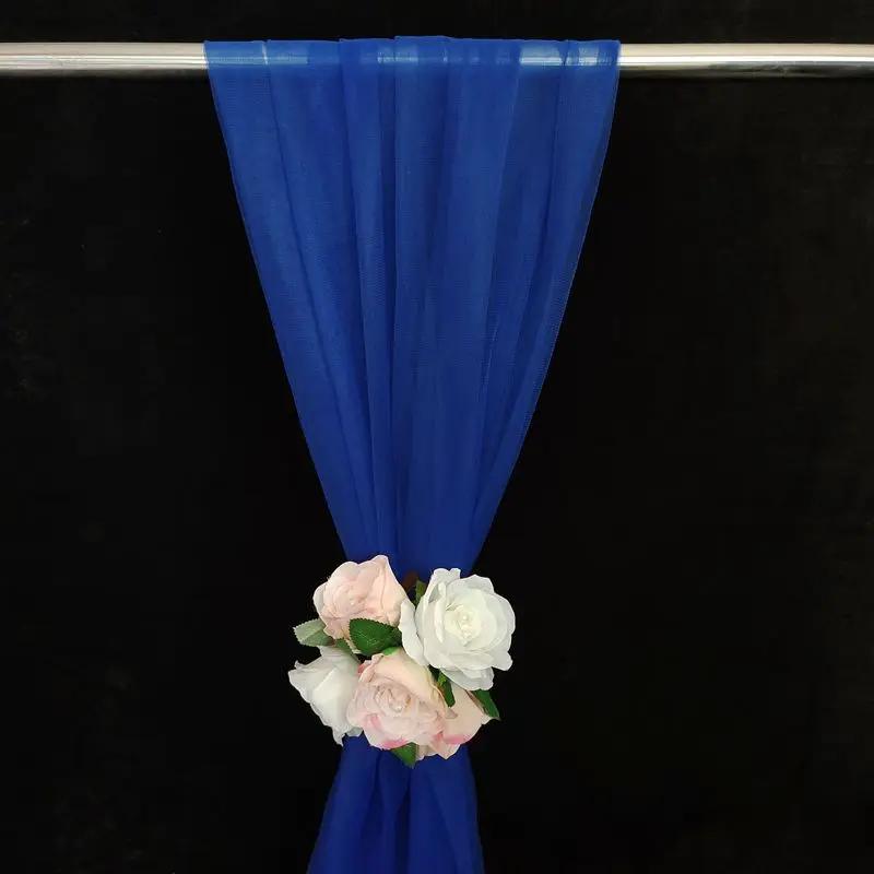 Набор из 2 шт. Сетчатая драпировочная ткань для свадебной арки, прозрачная, для Пасхи, девичника, заднего плана, уличной вечеринки, арки, декорации для церковной церемонии