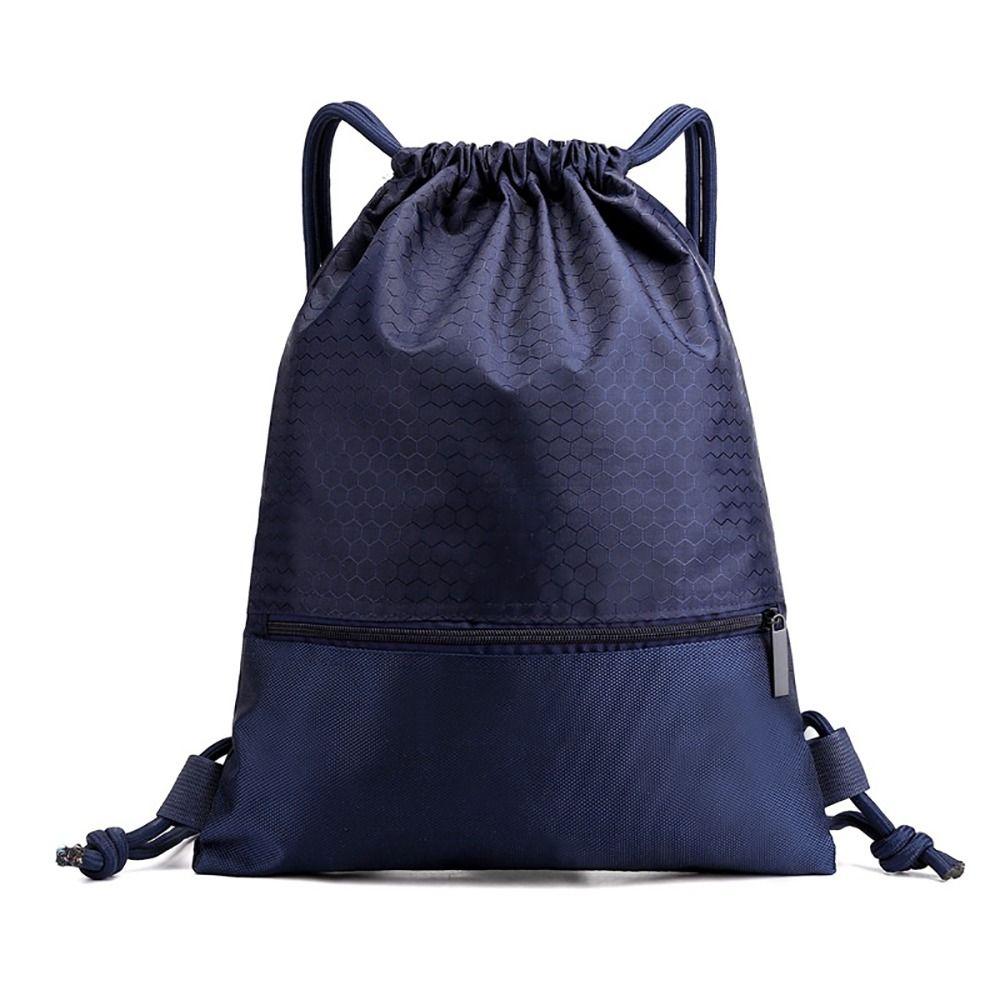 1Pcs Basketball Helmet Storage Sports Drawstring Pocket Outdoor Zipper Bag Simple Fitness Backpack