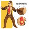 Disguise Donkey Kong Costume Deluxe Super Mario Nintendo Brown 98812K Bros. Medium/7-8
