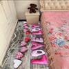 Роскошный ковер для гостиной, коврики для учебы, розовый прикроватный коврик для спальни, декор для спальни, детский ковер для детской комнаты, современный коврик для ванной комнаты