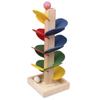 Mini Colorful Tree Marble Ball Run Track Building Blocks Kids Wooden Toys Montessori Learning Educational Toys for Children Gift