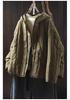 Женская ретро зимняя стеганая хлопковая куртка с капюшоном, вертикальная полоска, свободный крой, для миниатюрных, теплая и плотная конструкция