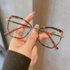 Anti-Blue Light Glasses For Women Cat Eye Eyewear Luxury Metal Frame Optical Spectacle Eyeglasses Female Glasses