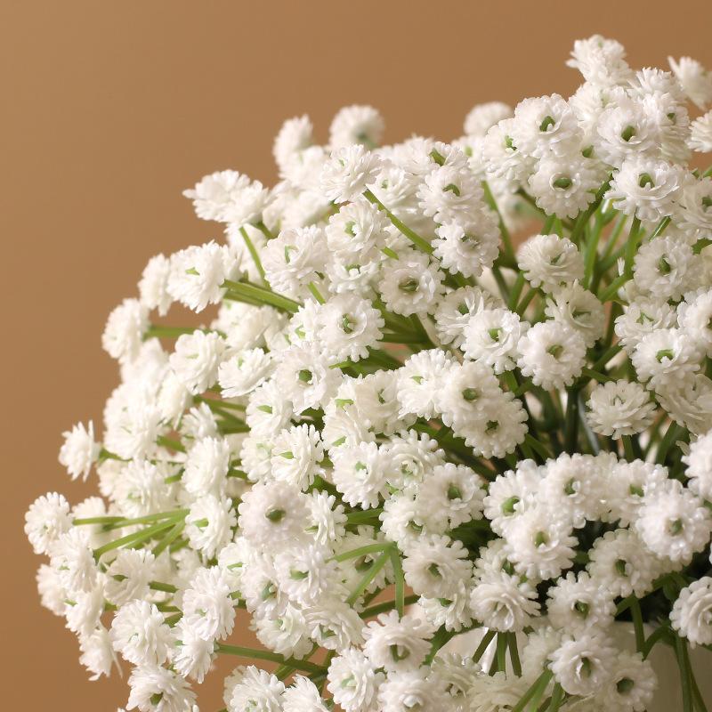 1 шт., 22 см, искусственные цветы, букет «Дыхание ребенка», искусственная гипсофила, домашний декор, цветочная композиция, настольная ваза, аксессуары, венок для вечеринки «сделай сам»