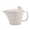 Hasami Ware Made In with Tea for One To Two Powdered Iron with Kanna Microwave and Dishwasher Safe J-kitchens Teapot, Japan, Strainer, 240ml, Large,