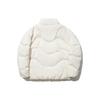 Li-Ning Solid Color Stand Collar Loose Casual Short Down Jacket Unisex Outerwear Off-White AYMT045-1