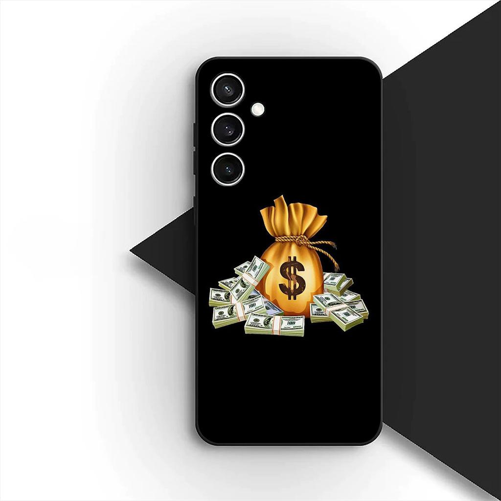 Casing for Motorola Moto G55 G45 G75 G85 G35 Edge 50 30 Fusion 40 NEO Ultra Pro Phone Cover Soft Case Money 100 D-Dollars 1