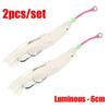 Portable Swim Squid Skirt Lure Saltwater Octopus Bait Hook Fishing Tackle Soft Silicone
