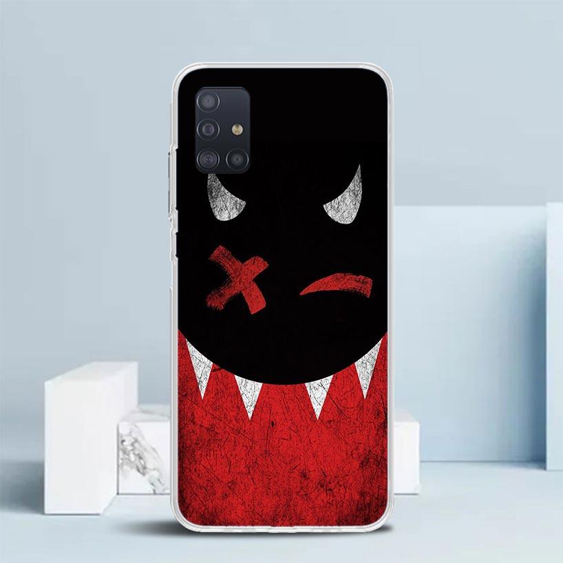 Чехол-бампер 'Дьявол Плохой Парень' Аниме для Samsung Galaxy A12 A22 A32 A52 A72 A02S Чехол для Телефона Note 20 Ultra 10 S10 Plus A51 A71 A50S A20