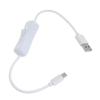 Кабель USB-C для передачи данных с переключателем Type-C USB2.0 Адаптерный шнур USB-Type C поддерживает быструю зарядку и передачу данных