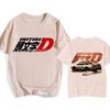 Japanese Anime Initial D EU Size T-Shirt Redsuns Cartoon Gothic Tops AE86 Funny Harajuku Manga Tshirt Men Graphic Tee Shirt Male