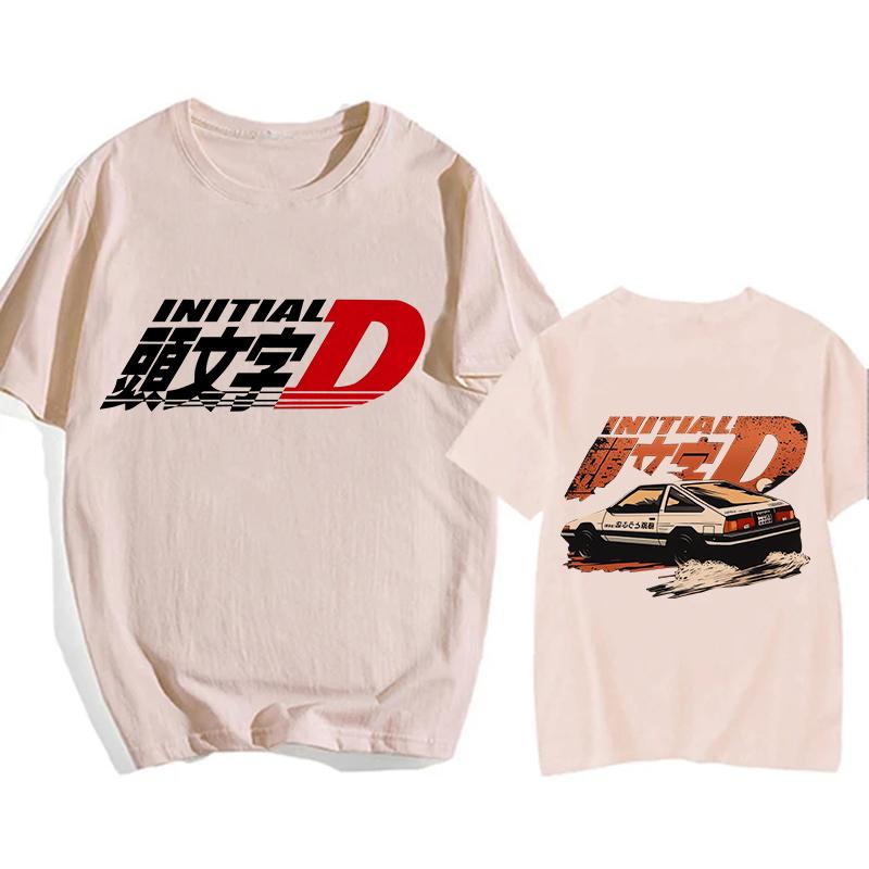 Redsuns Мультяшные Готические Топы Японское Аниме Initial D Европейский Размер Футболка AE86 Забавная Харадзюку Манга Футболка Мужская Графическая Футболка Мужская
