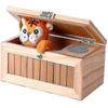 Wooden Useless Box, Tiger Toy Gift With Sound