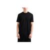 Emporio Armani Мужская футболка с коротким рукавом SS25, однотонная, с тиснением, черная EM001040-AF13669-UC001