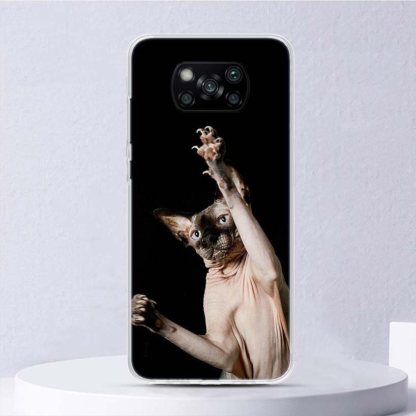 Lavaza Sphynx Sphinx Cat Soft Case For Xiaomi Poco X7 X6 X5 X4 X3 Nfc F6 F5 Pro Phone Cover F4 Gt F3 F2 F1 M5S M4 M3 M5 Funda Co