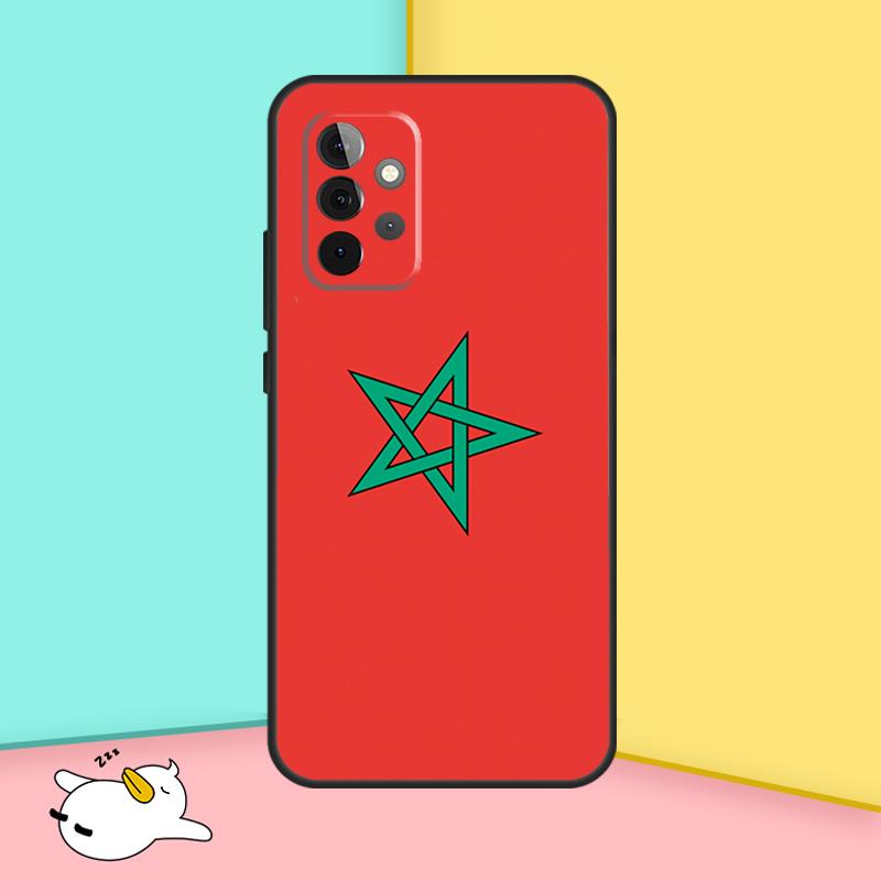 Morocco Flag Case For Samsung Galaxy A55 A35 A25 A15 A51 A71 A12 A32 A52 A13 A33 A53 A14 A34 A54 Cover