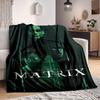 1 шт. Фланелевое одеяло «Матрица» - HD-печать, легкое, мягкое, теплое, всесезонное одеяло для дивана, кровати, путешествий, кемпинга 025