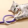 Cat Teething Chew Toys Gum Protection Boredom Relief Toys Interactive Bite-resistant Dental Cotton Rope Toys for Cats Indoor Interaction