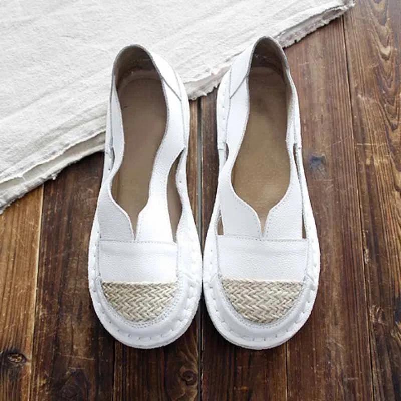 Women Fashion Loafers Flats Shoes Breathable Mesh Sewing Females Footwear Slip On Hollow Out Casual Soft Ladies Flat Shoejhu7