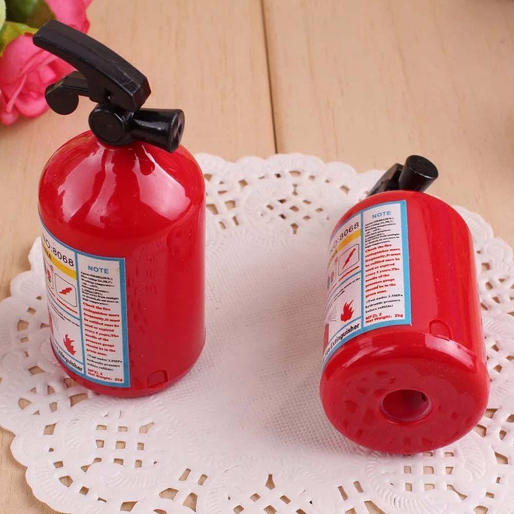1 PCS Creative Stationery Office Supplies School Supplies Student Prize Pencil Cutter Pencil Sharpener Fire Extinguisher Shape