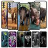 Animal Elephant Phone Case For Oppo Reno8 Reno7 Reno6 Pro A54 5G Find X6 X5 A53 A52 A9 A15 A95 A17 A16 A76 A74 A57 A31 Cover