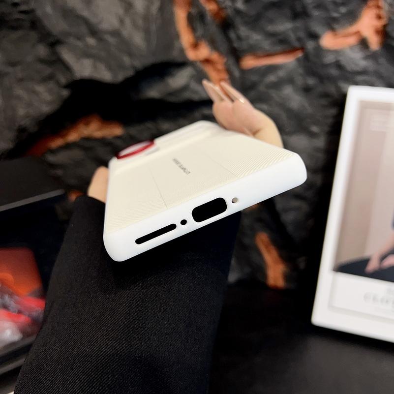 Красная рамка для камеры с роскошным текстурированным чехлом Для ZTE nubia Z80 Ultra zte Z70S Ultra z70 ultra Ultimate Design Ударопрочный чехол
