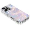 Dreamy Starry Sky Silver Plating Glass Phone Case For iPhone 17 16 15 14 13 12 11 Pro Max Plus Anti‑Knock Back Cover Shockproof